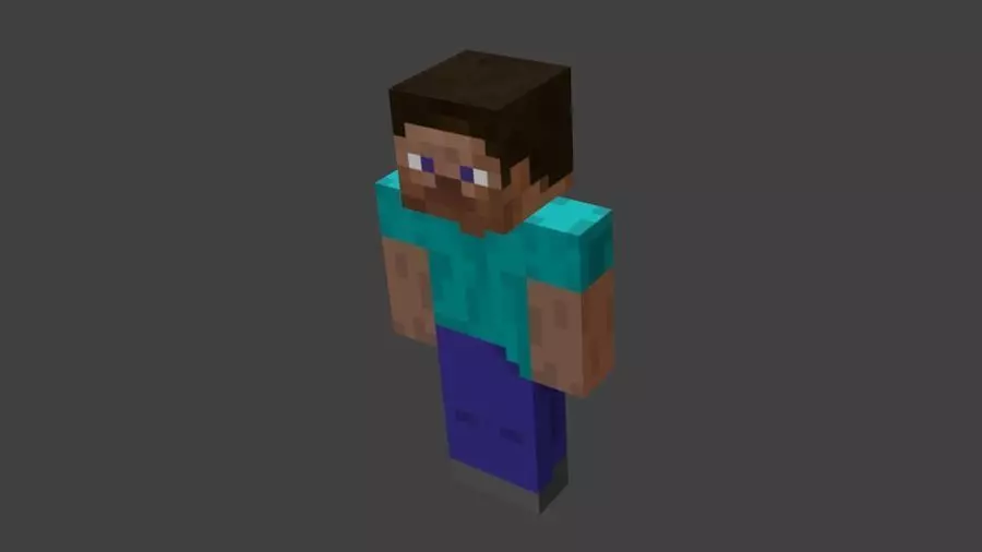 Minecraft Steve 3D print model_0
