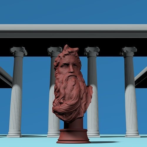 Moses Bust and Qaeda 3D print model