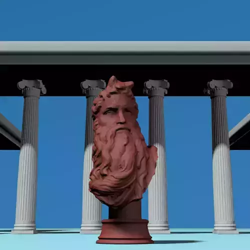 Moses Bust and Qaeda 3D print model