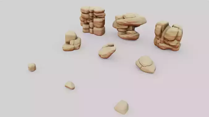 Stylized Stones 07