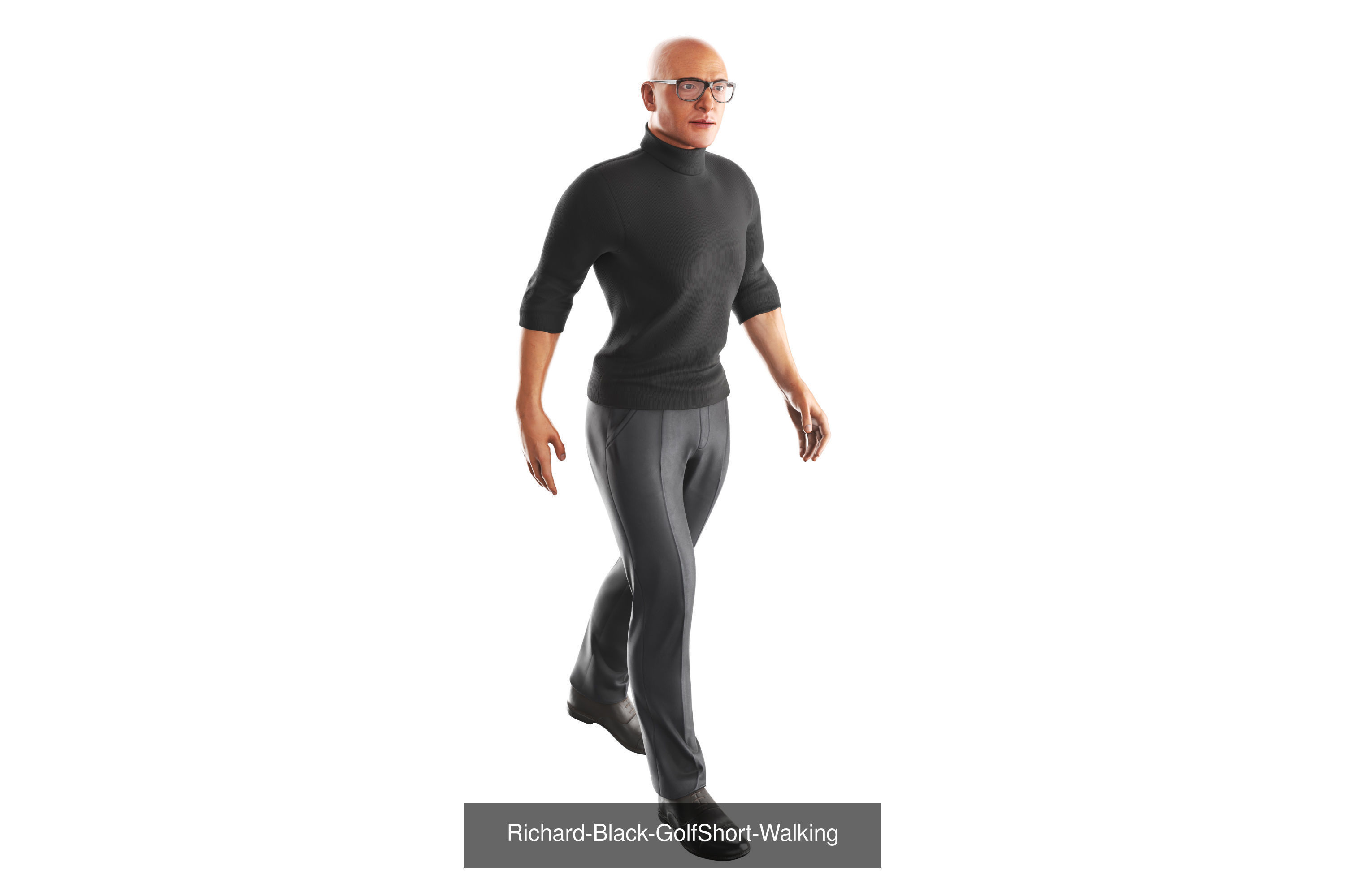Richard Poses Bundle 3D Model Collection_22