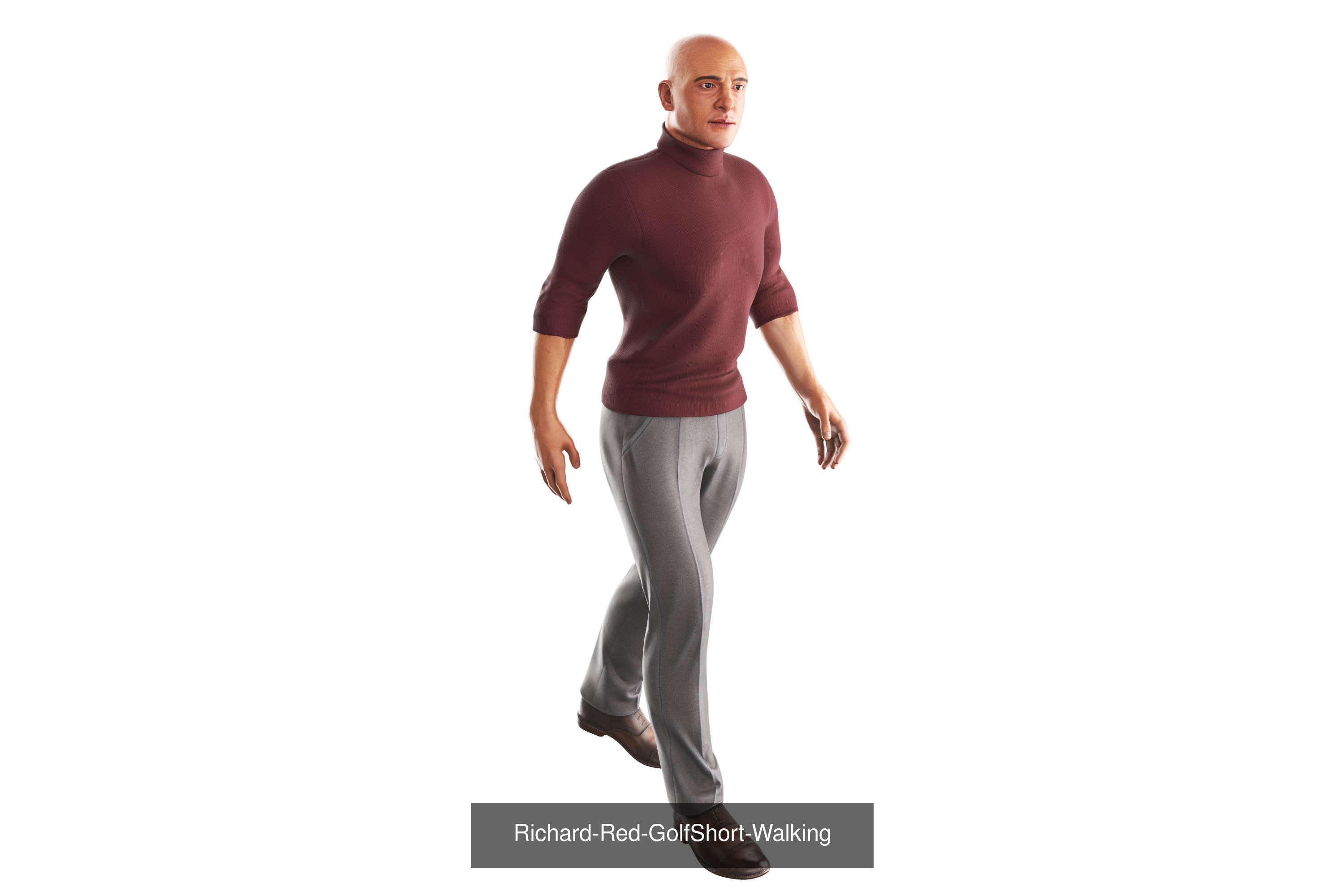 Richard Poses Bundle 3D Model Collection_26