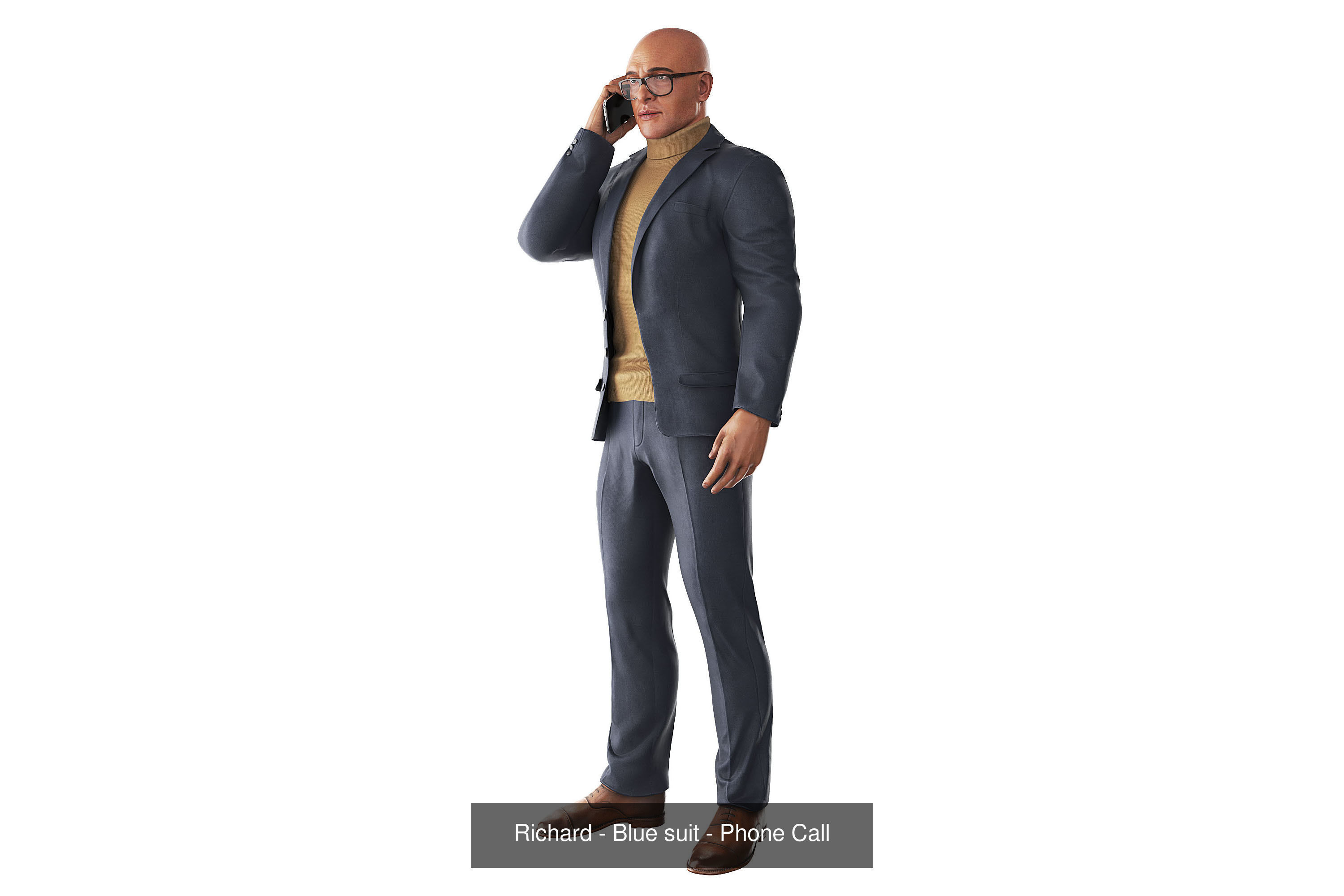 Richard Poses Bundle 3D Model Collection_5