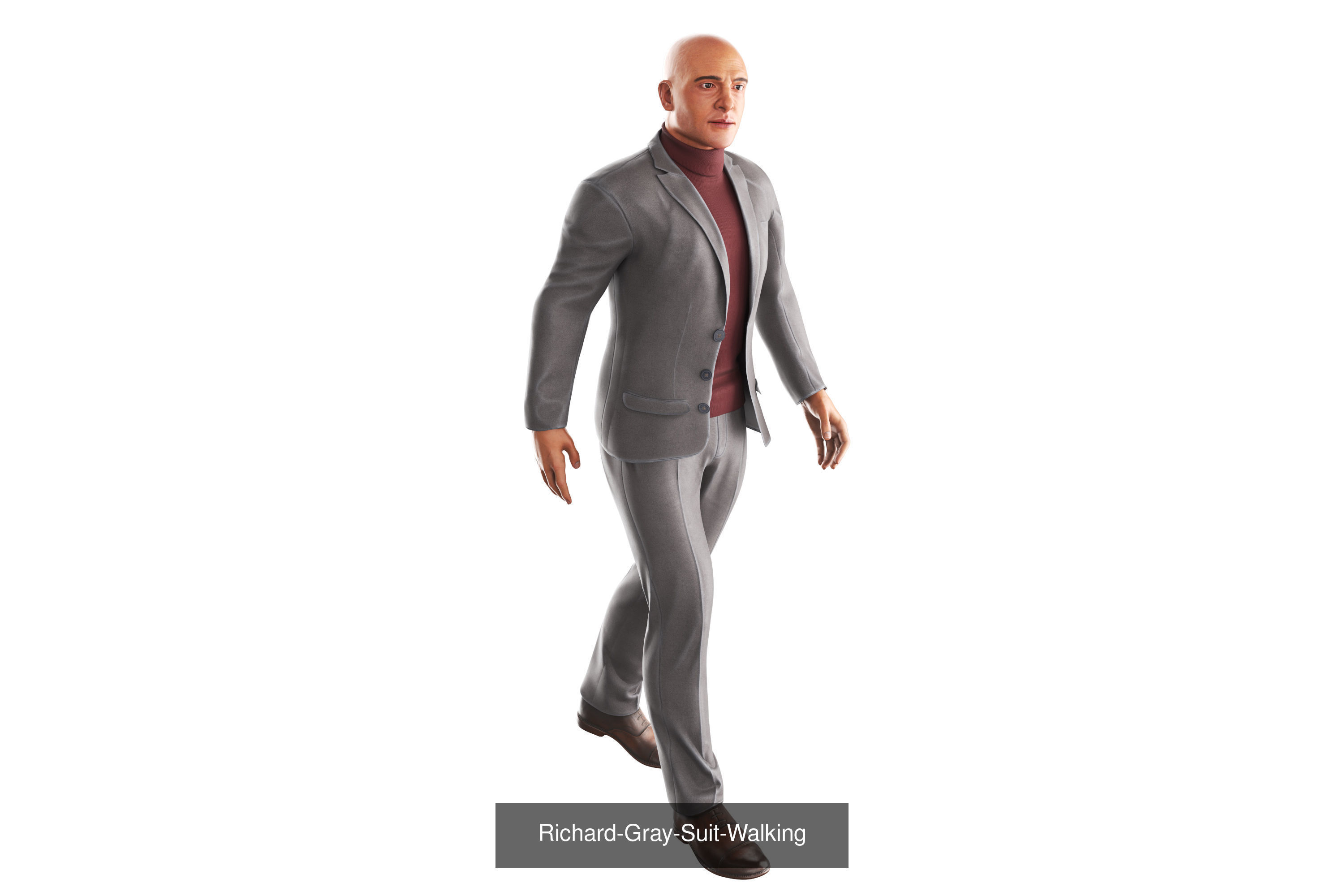 Richard Poses Bundle 3D Model Collection_25