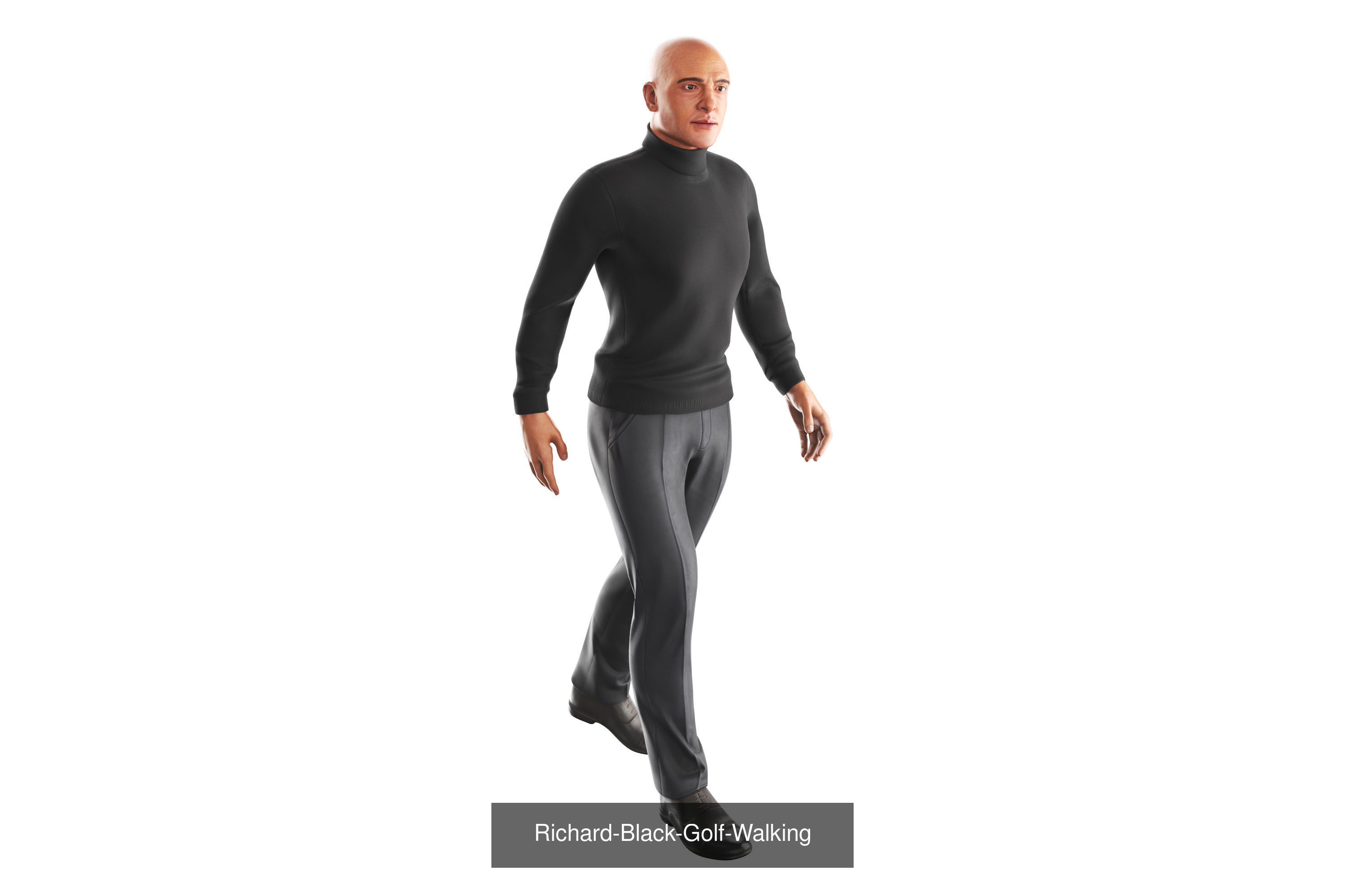 Richard Poses Bundle 3D Model Collection_23