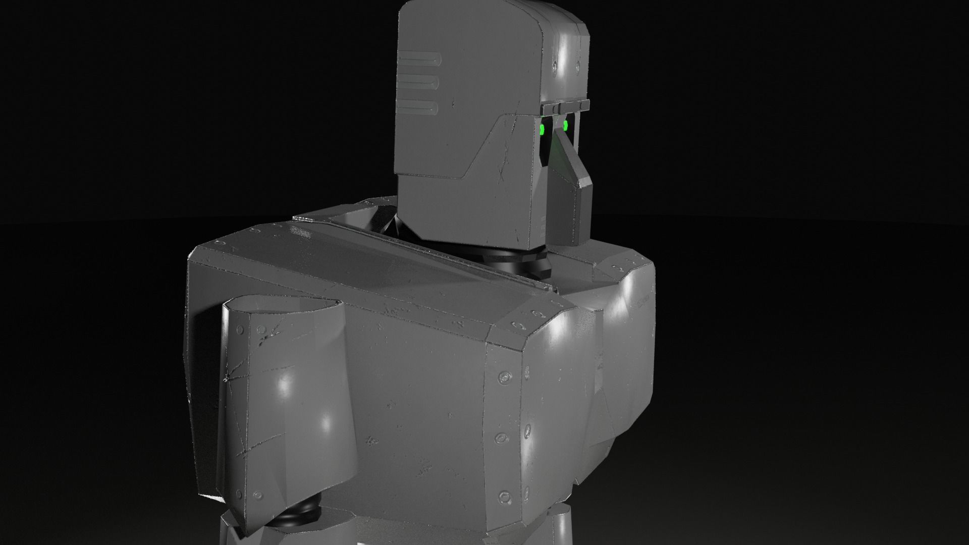 Low Poly Iron Golem 3D Model Free low-poly 3D model_3