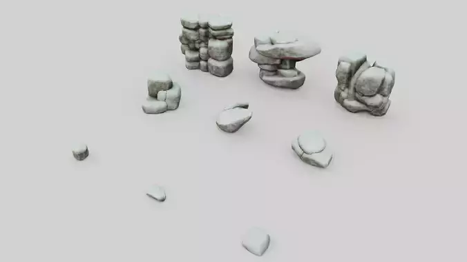 Stylized Stones 09
