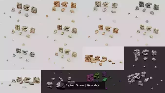 Stylized Stones