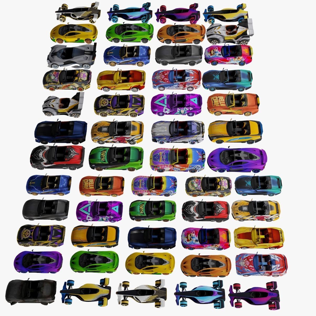 Vehicle car Roadster 89x 3D model_1