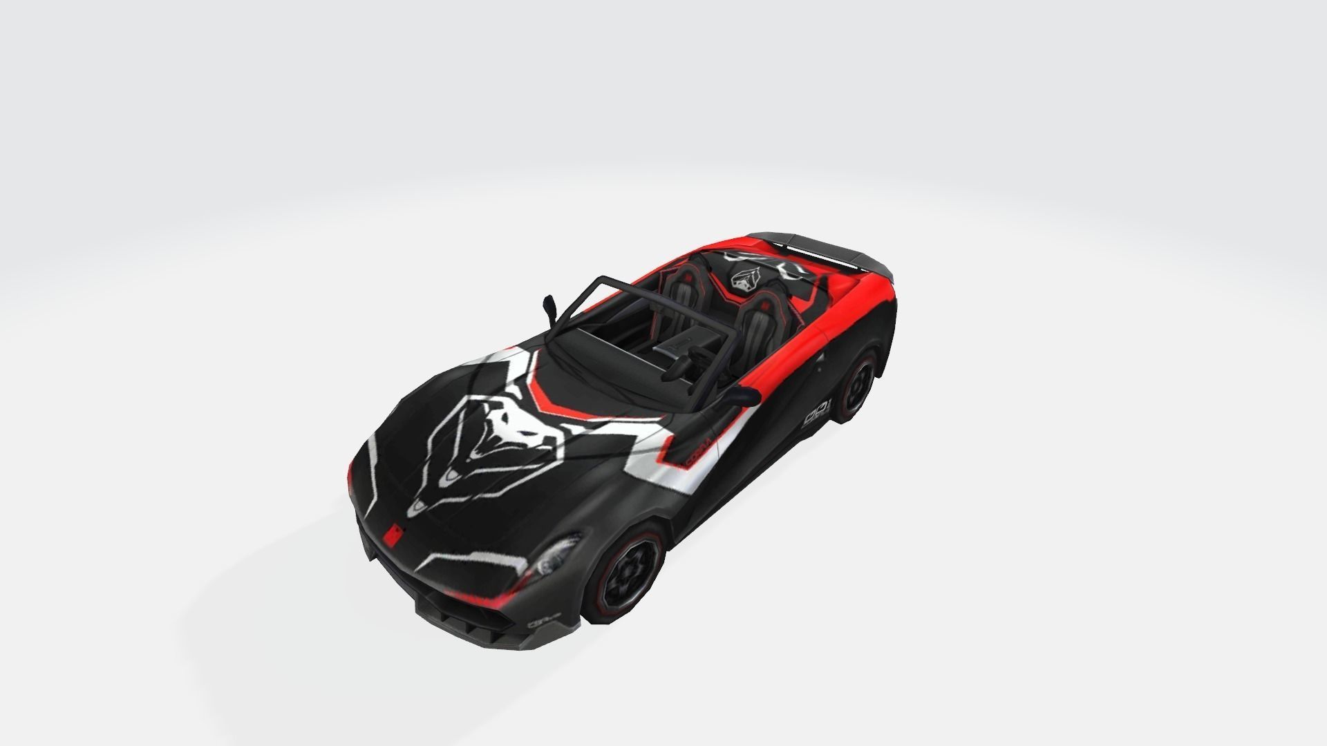 Vehicle car Roadster 89x 3D model_37