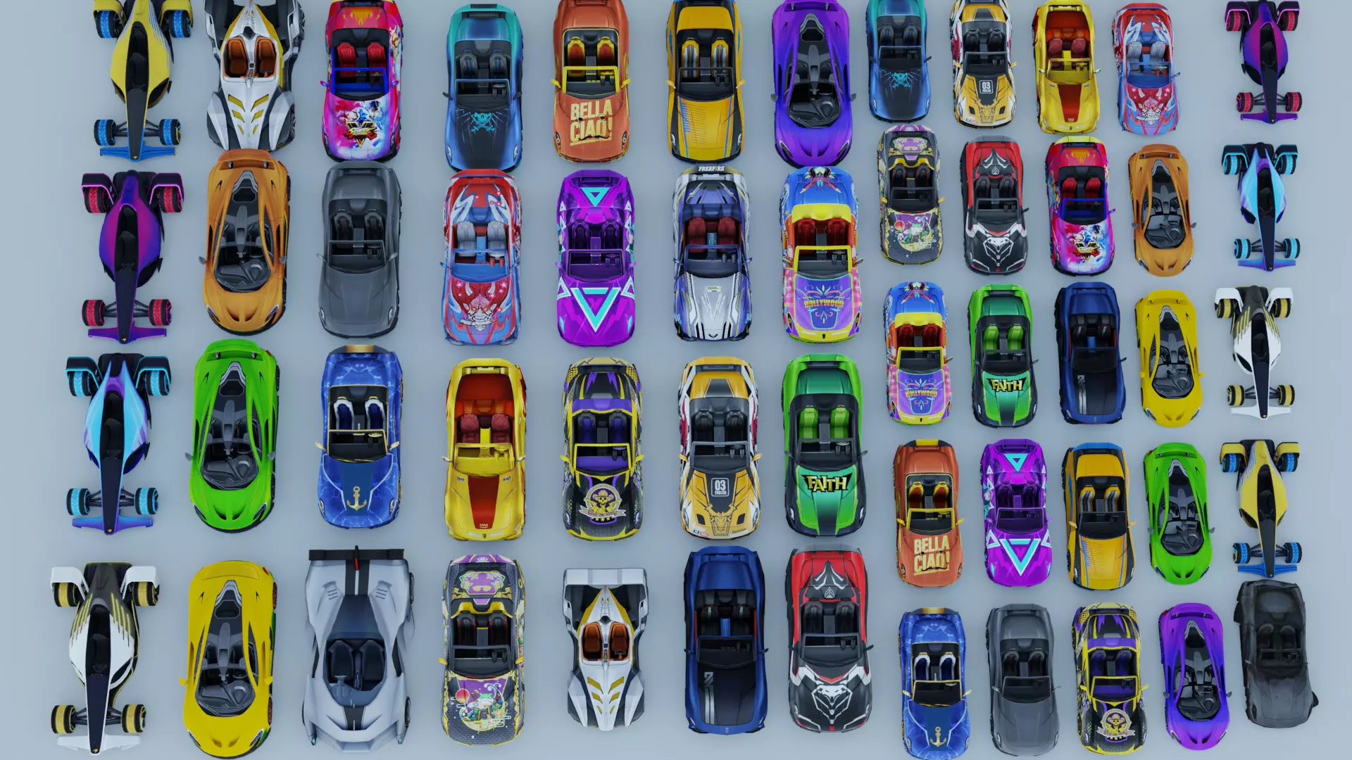 Vehicle car Roadster 89x 3D model_0