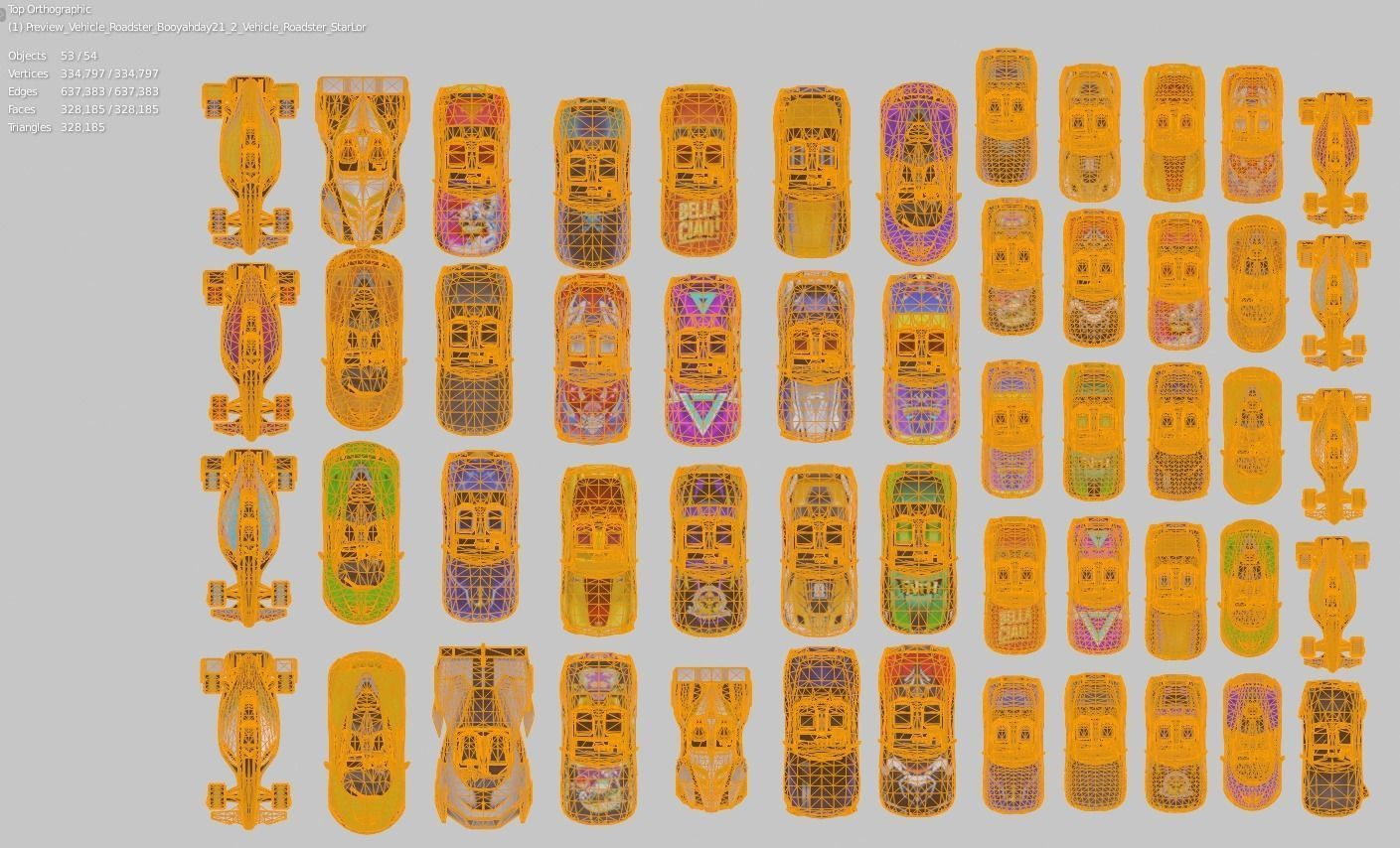 Vehicle car Roadster 89x 3D model_8