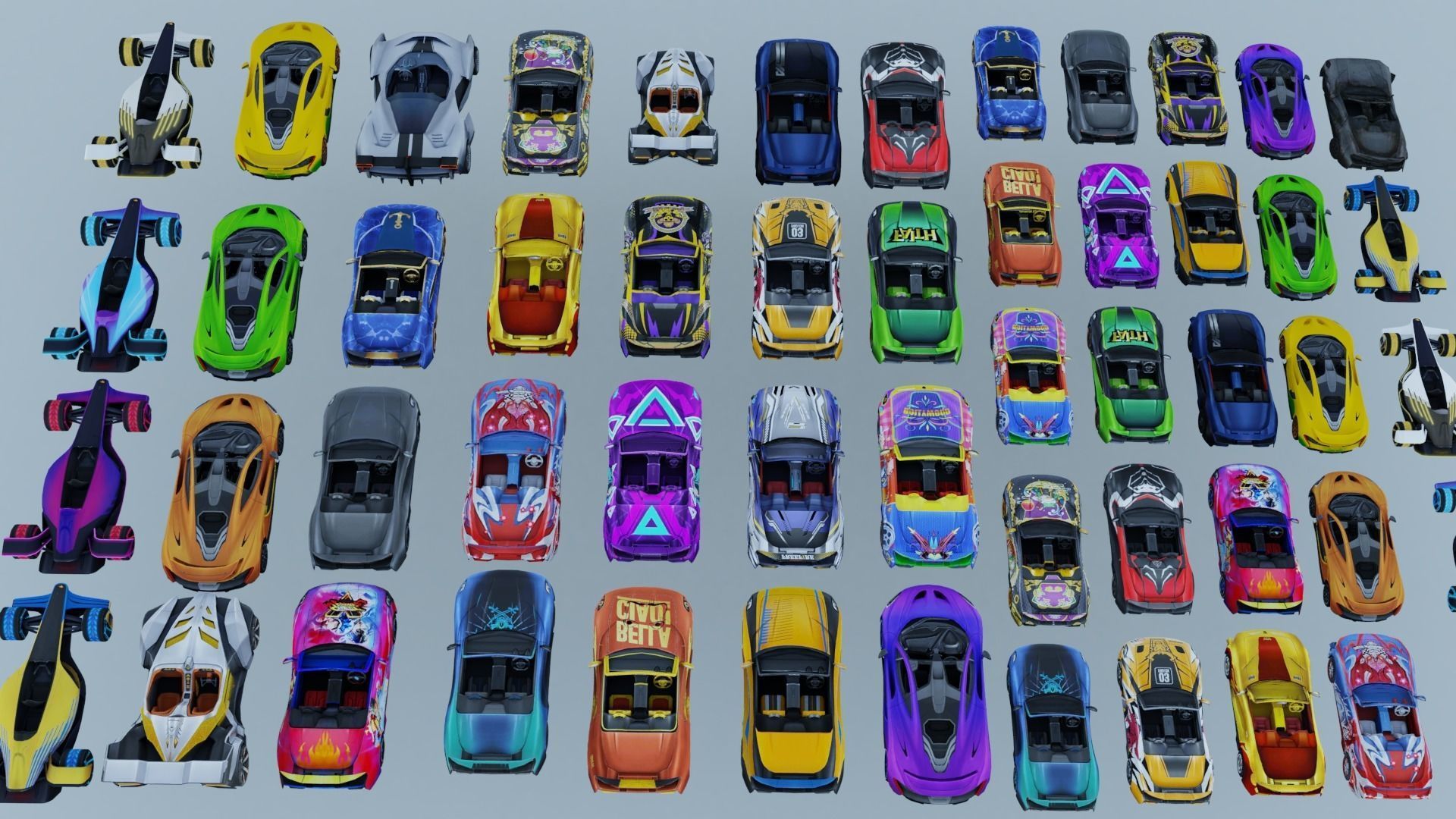 Vehicle car Roadster 89x 3D model_2