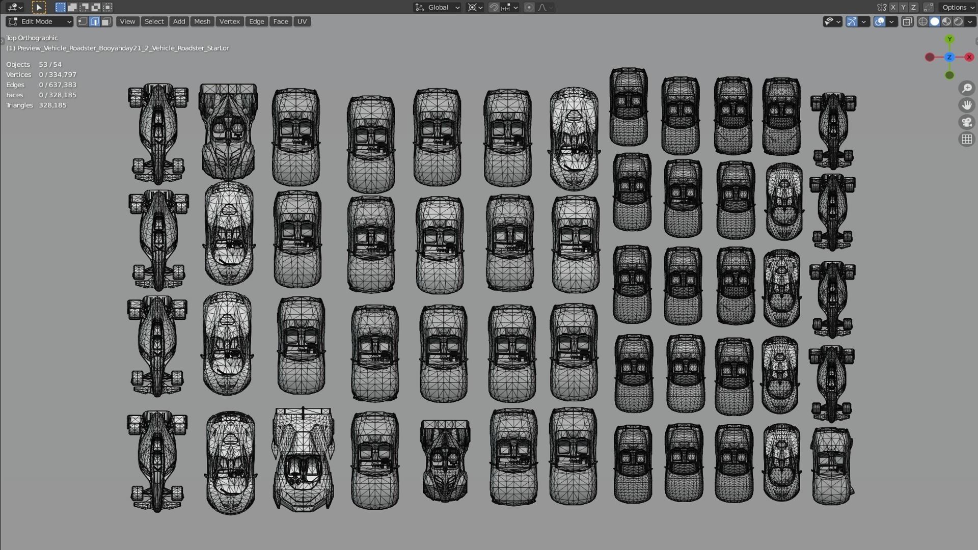 Vehicle car Roadster 89x 3D model_6