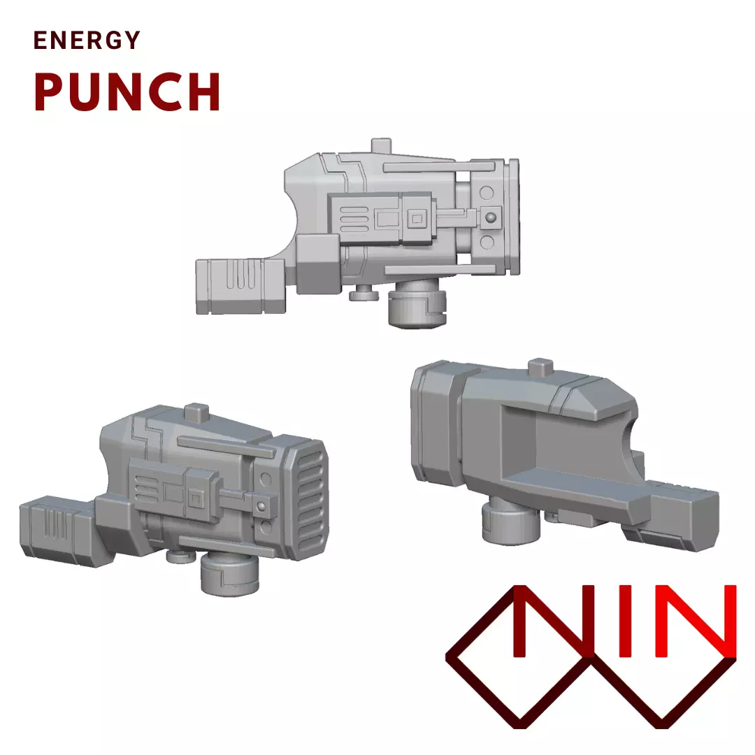 Energy Punch 3D print model_0