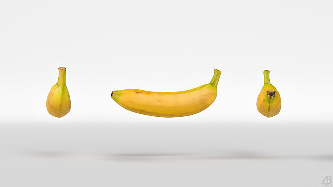 Banana 3D model 5