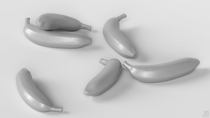 Banana 3D model 4
