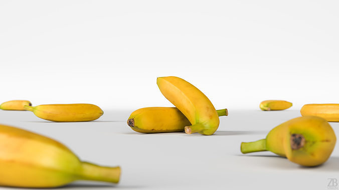 Banana 3D model 2