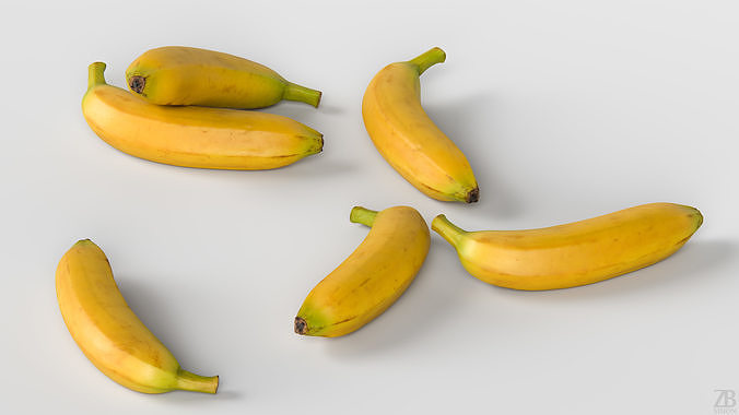 Banana 3D model 3