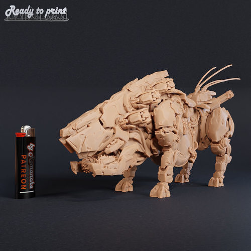 Horizon zero dawn robot - Behemoth - Stl files -Highly detailed 3D print model