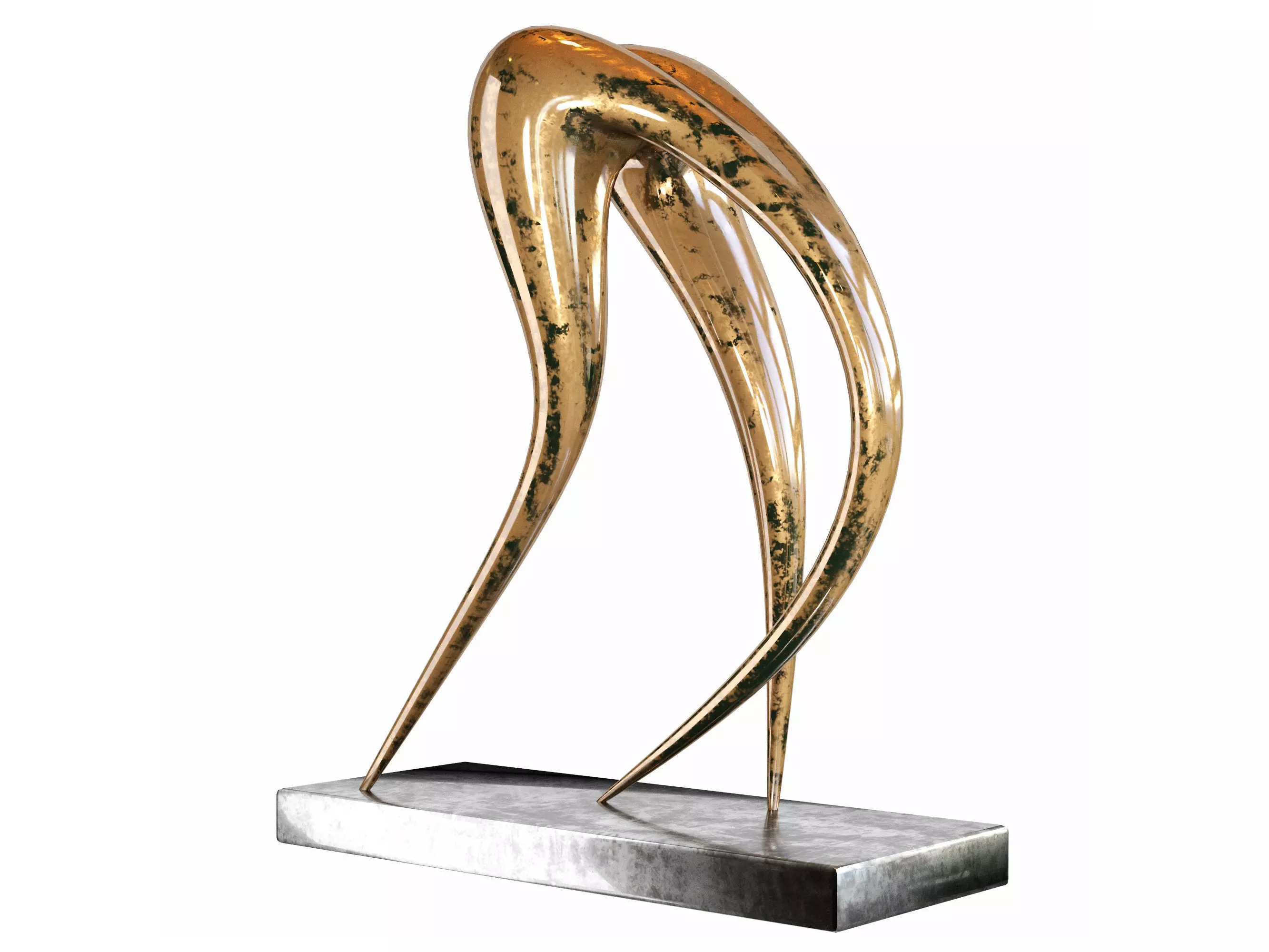 Abstract sculpture AS-003P 3D print model_0