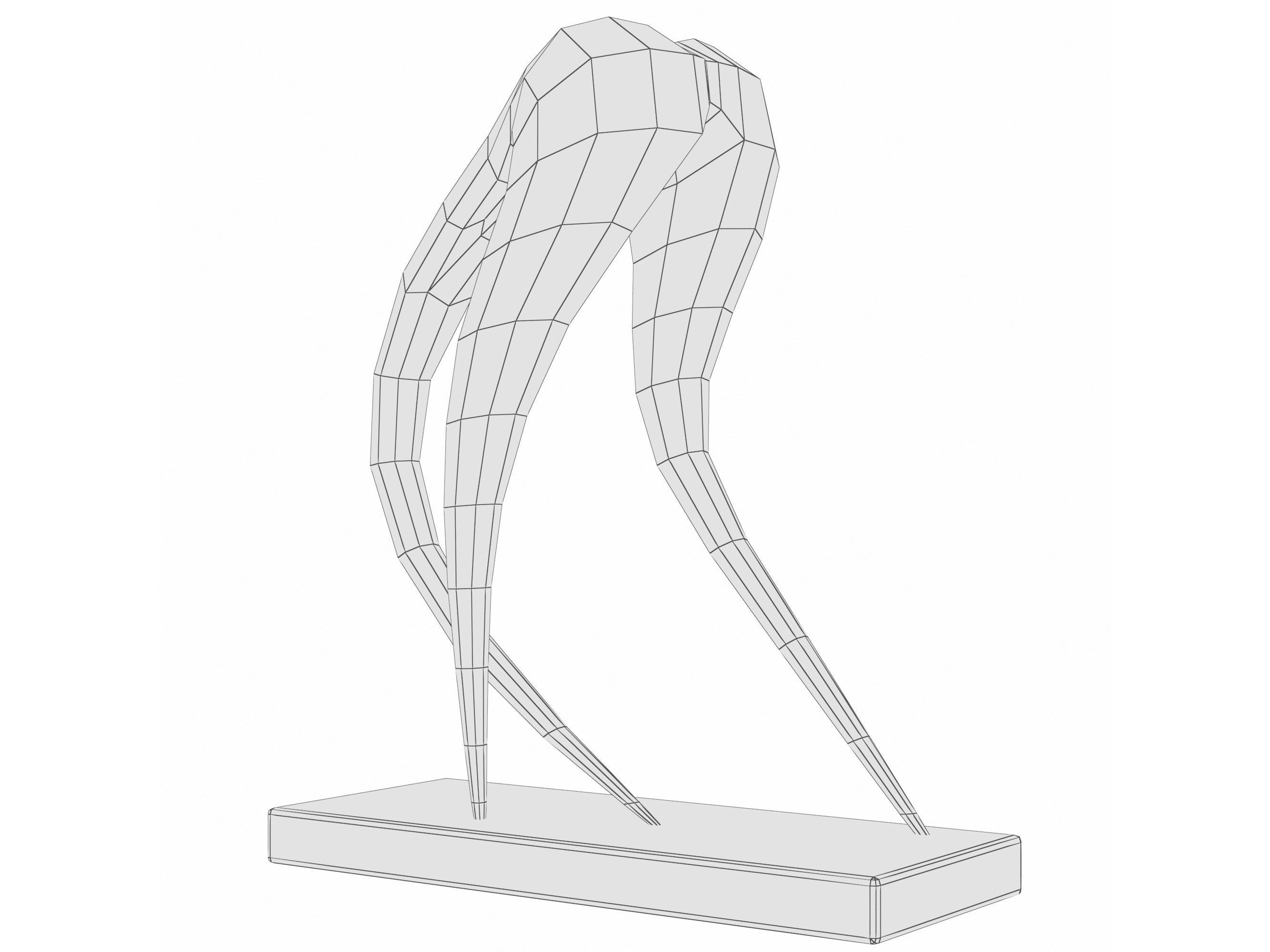 Abstract sculpture AS-003P 3D print model_6