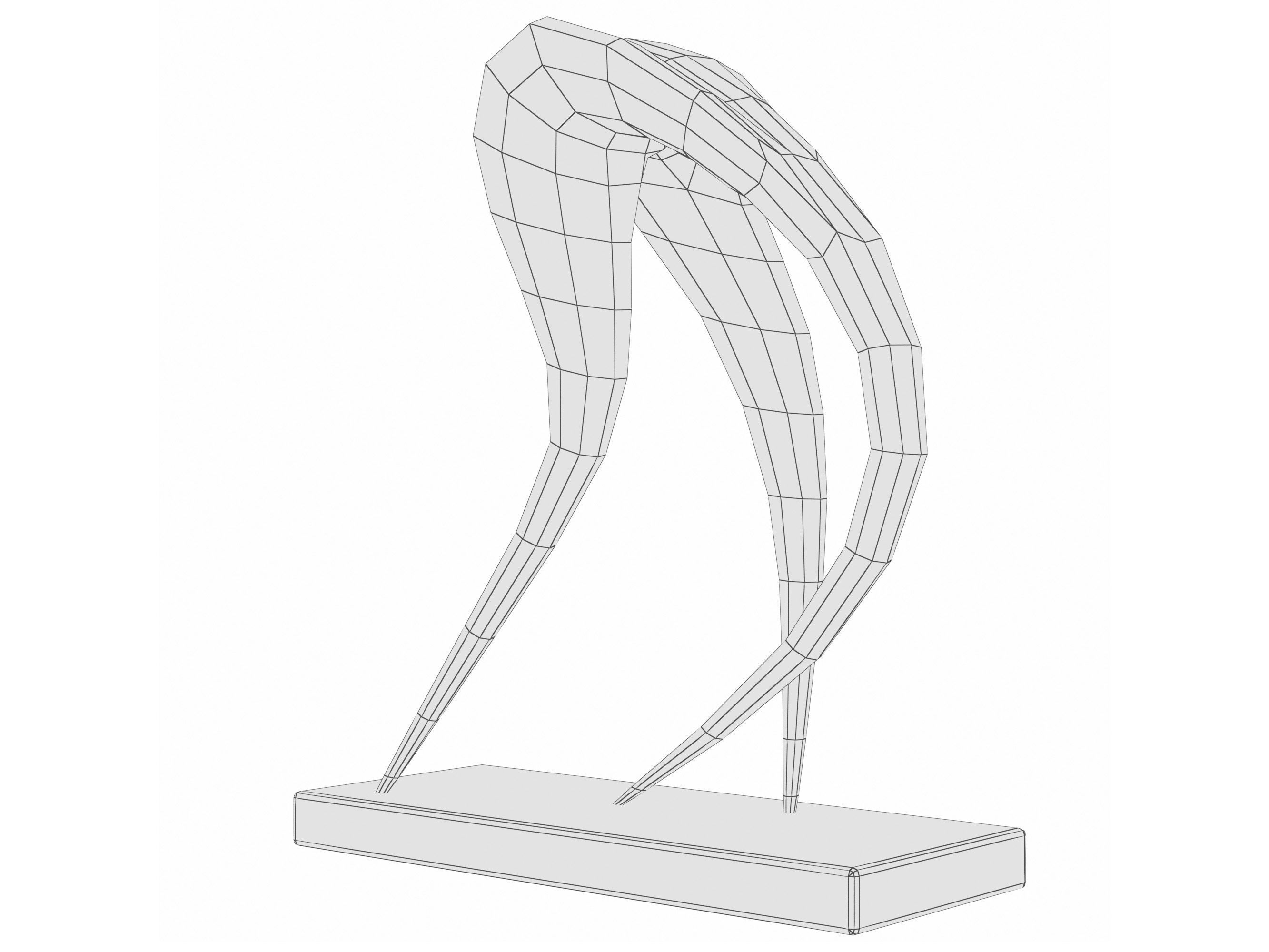 Abstract sculpture AS-003P 3D print model_4