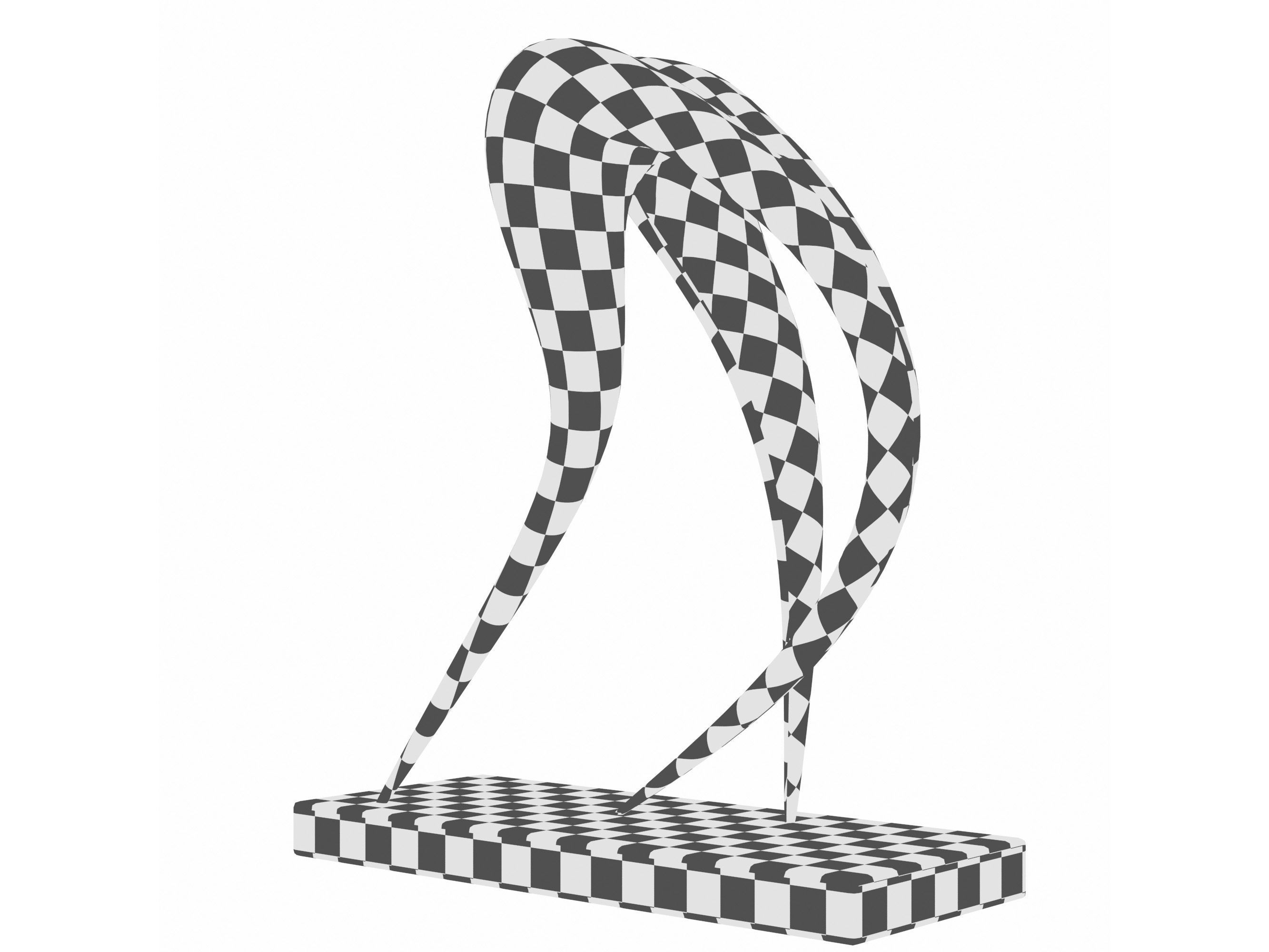 Abstract sculpture AS-003P 3D print model_8