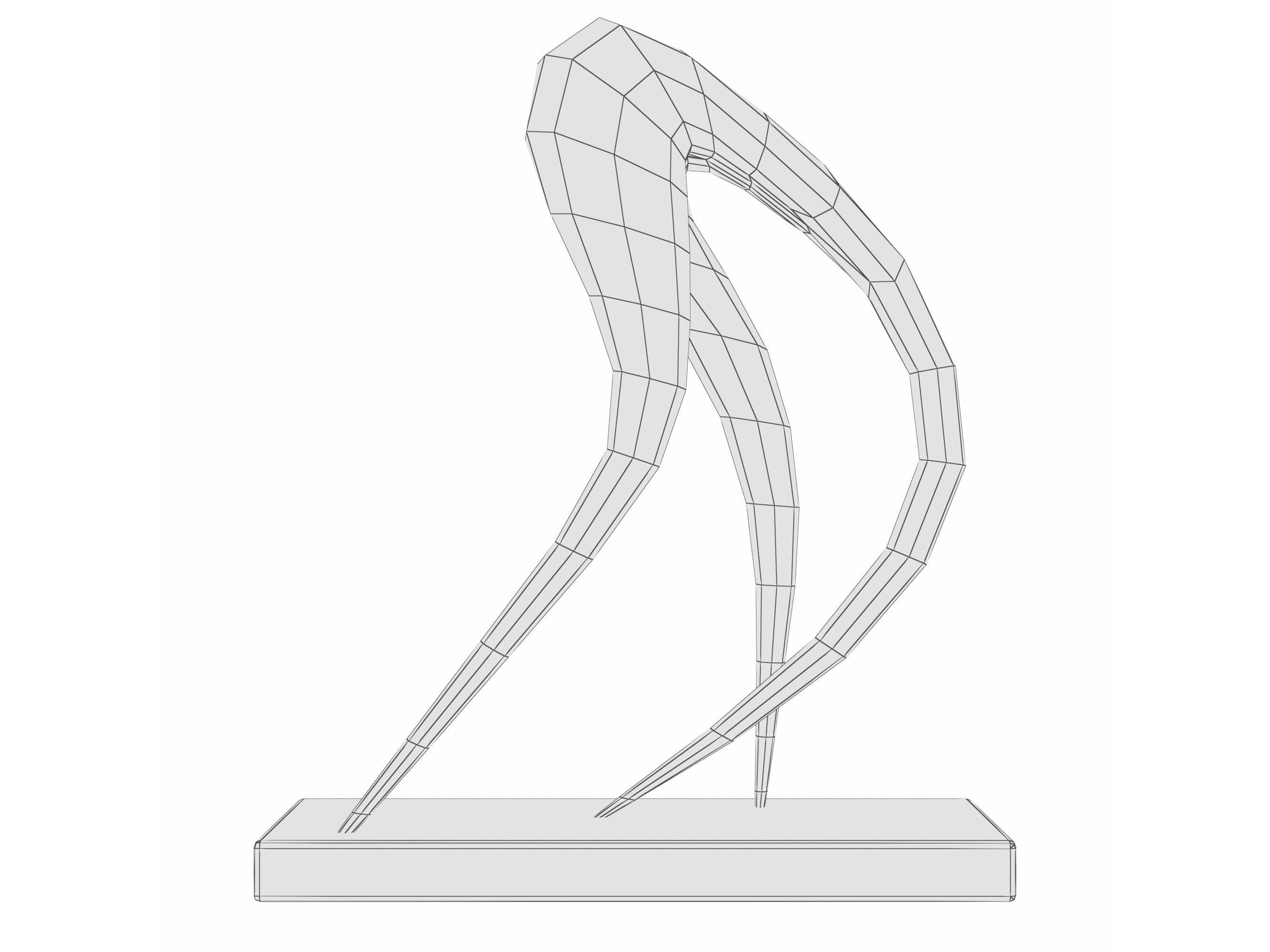 Abstract sculpture AS-003P 3D print model_5