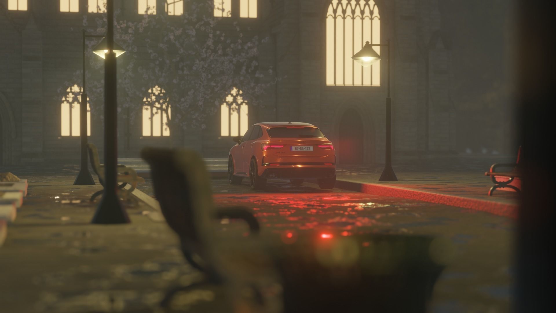 Cemetery Scene realistic - Blender 3D model_3