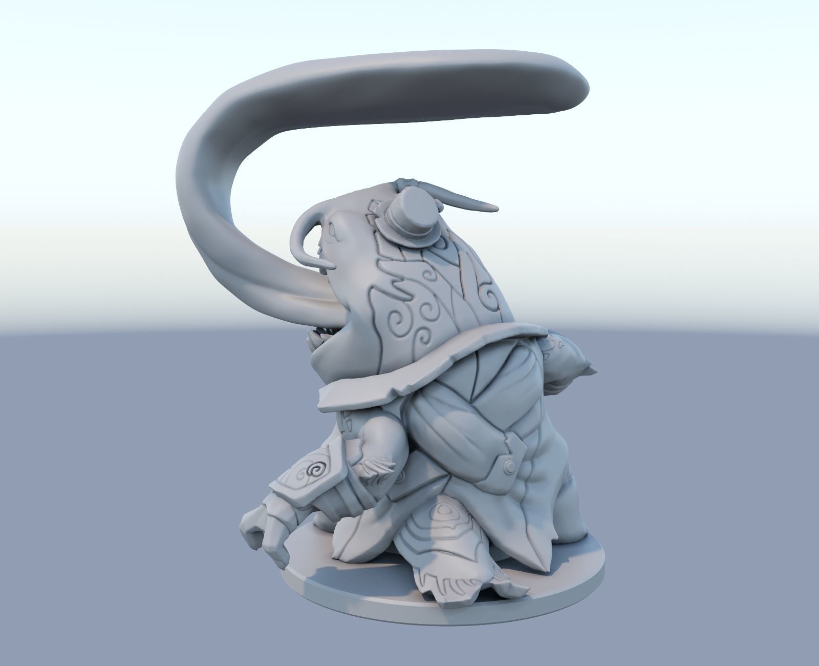Tahm Kench League of Legends 3D print model 3D print model_3