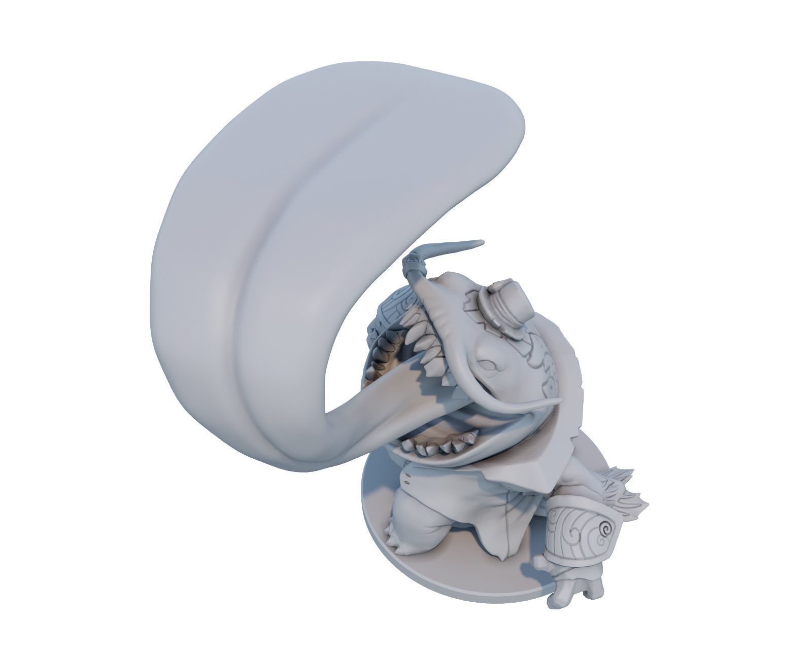 Tahm Kench League of Legends 3D print model 3D print model_7