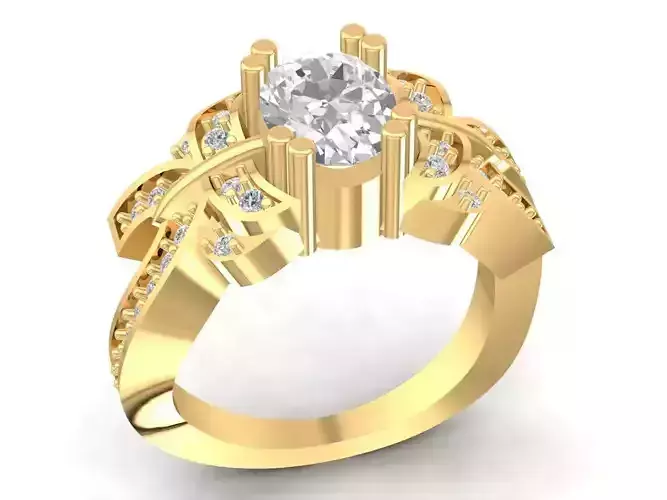luxury hongkong diamond lady ring 3131