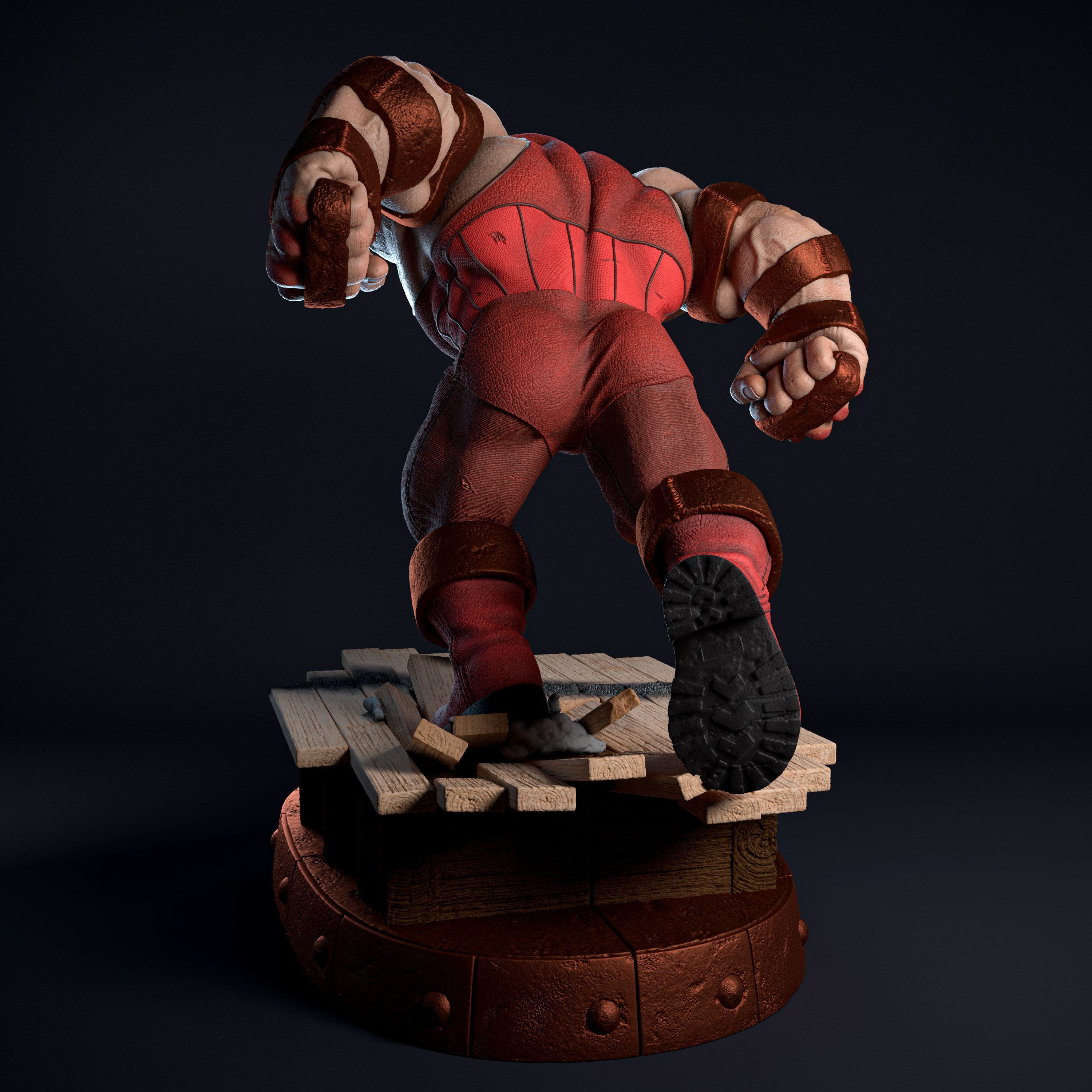 Juggernaut ready to print 3D print model_1