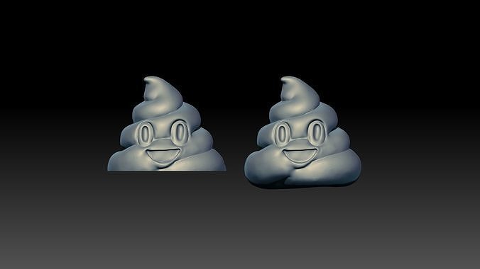 poo emoji Free 3D model
