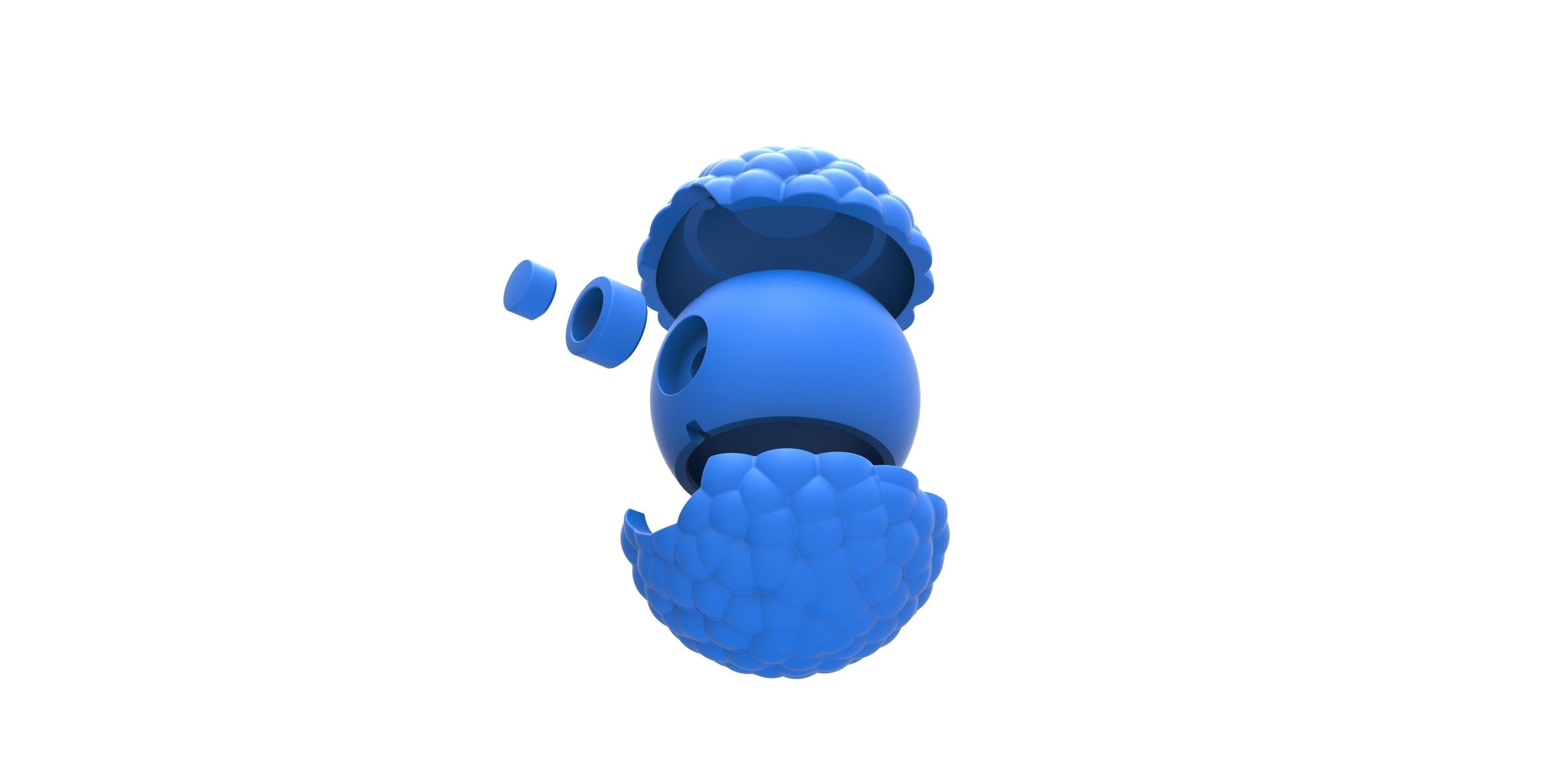 Bubbly chocolate orb 3D print model_17
