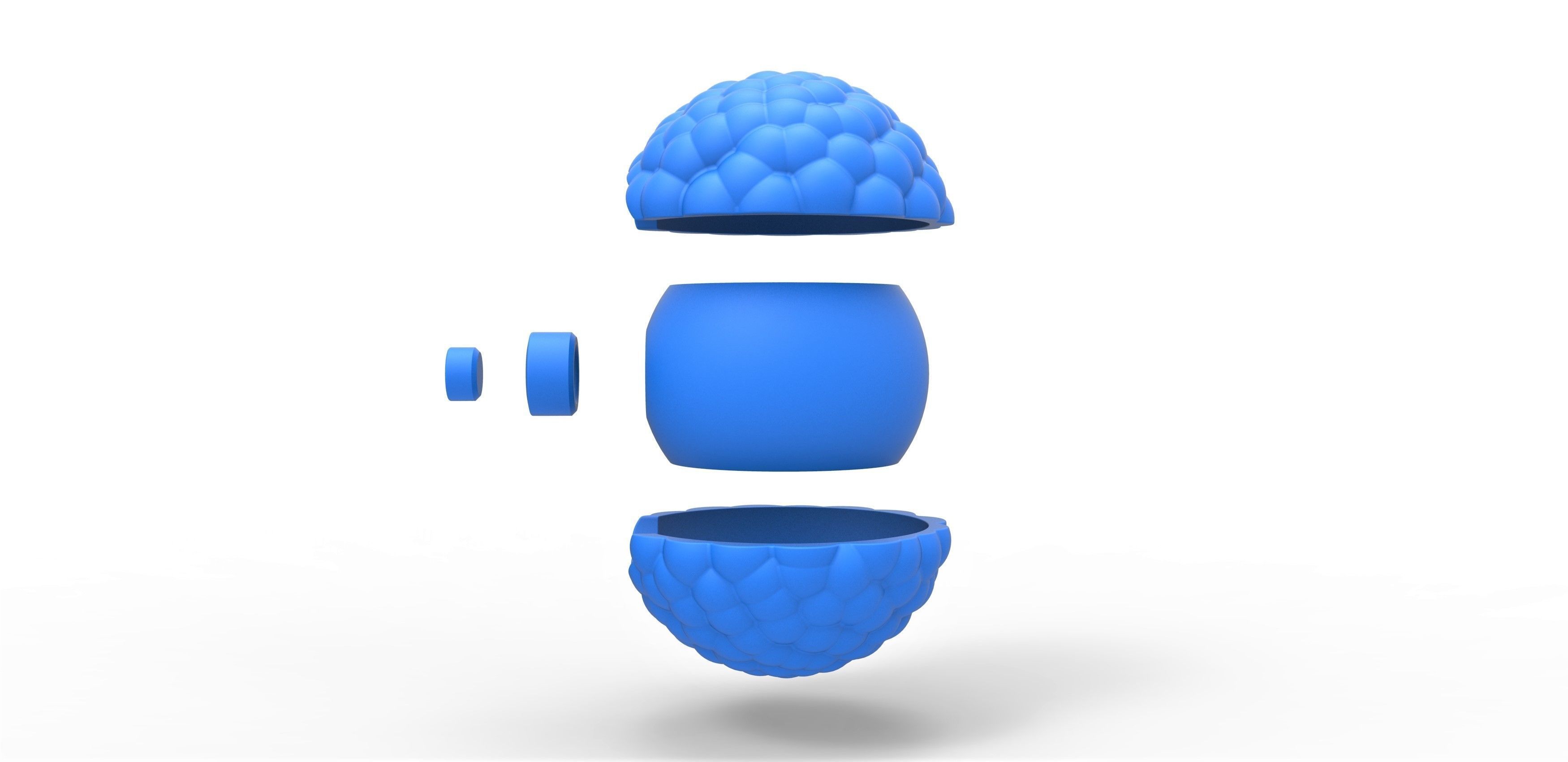 Bubbly chocolate orb 3D print model_19