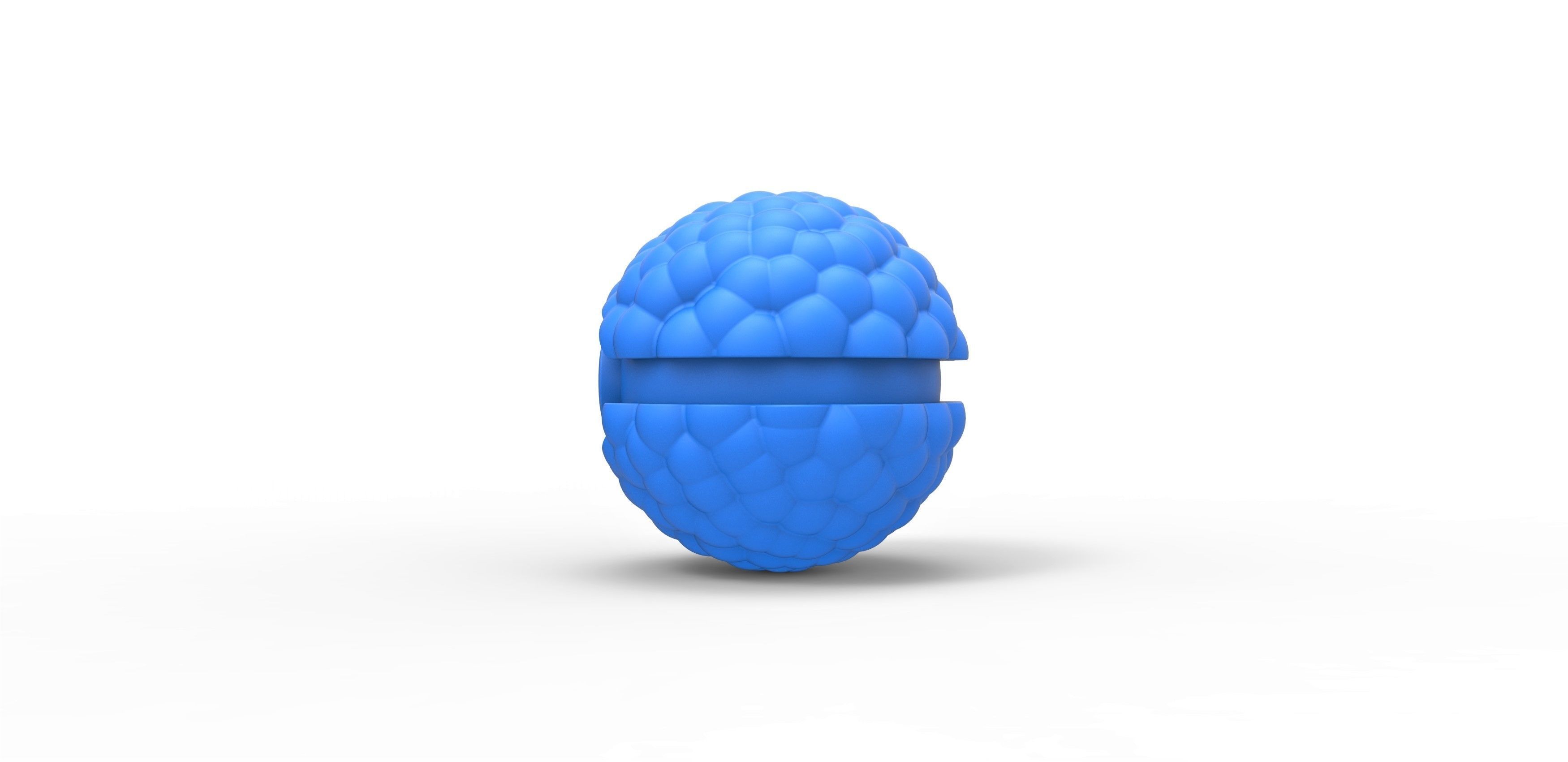 Bubbly chocolate orb 3D print model_14