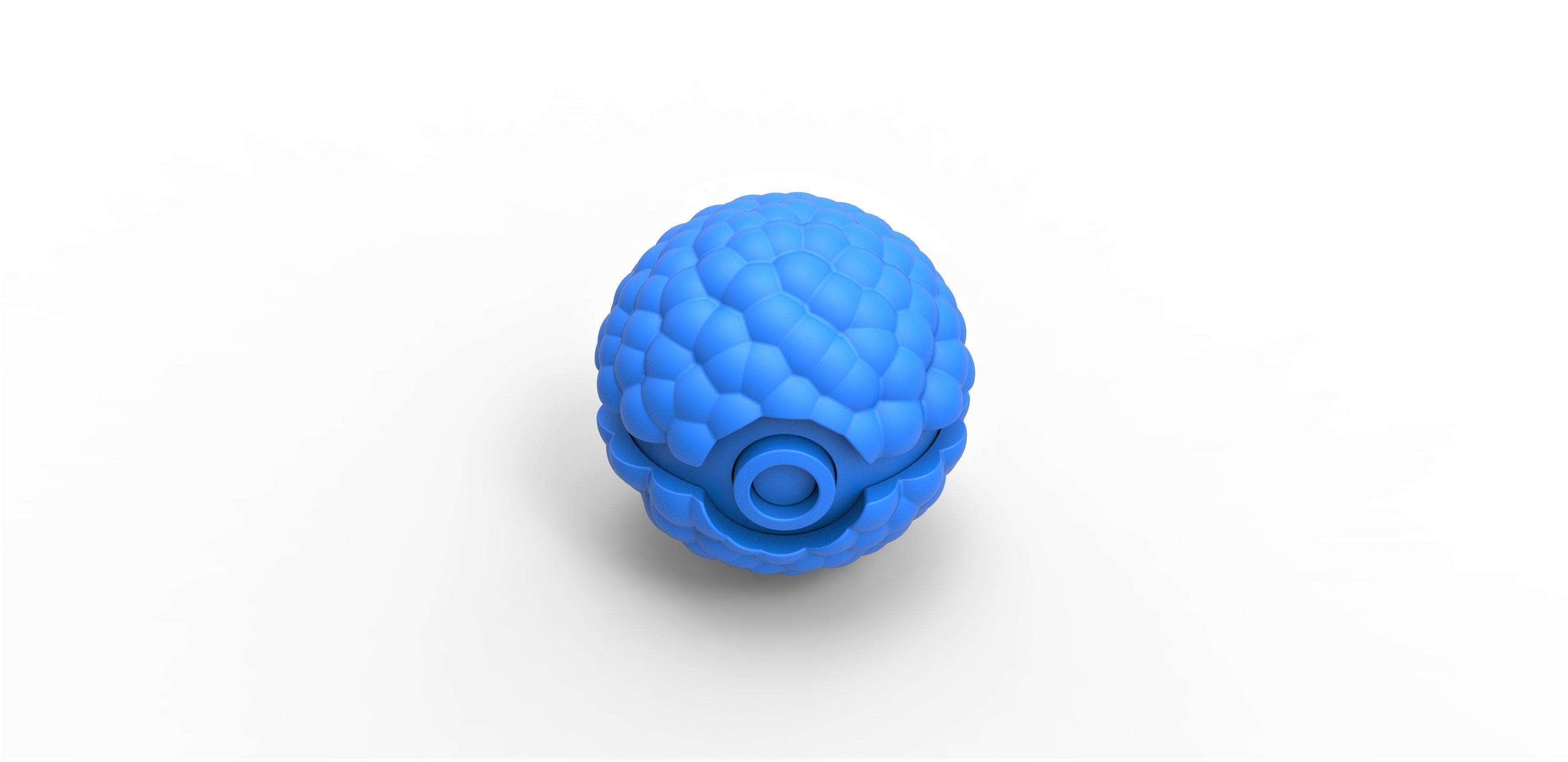 Bubbly chocolate orb 3D print model_11