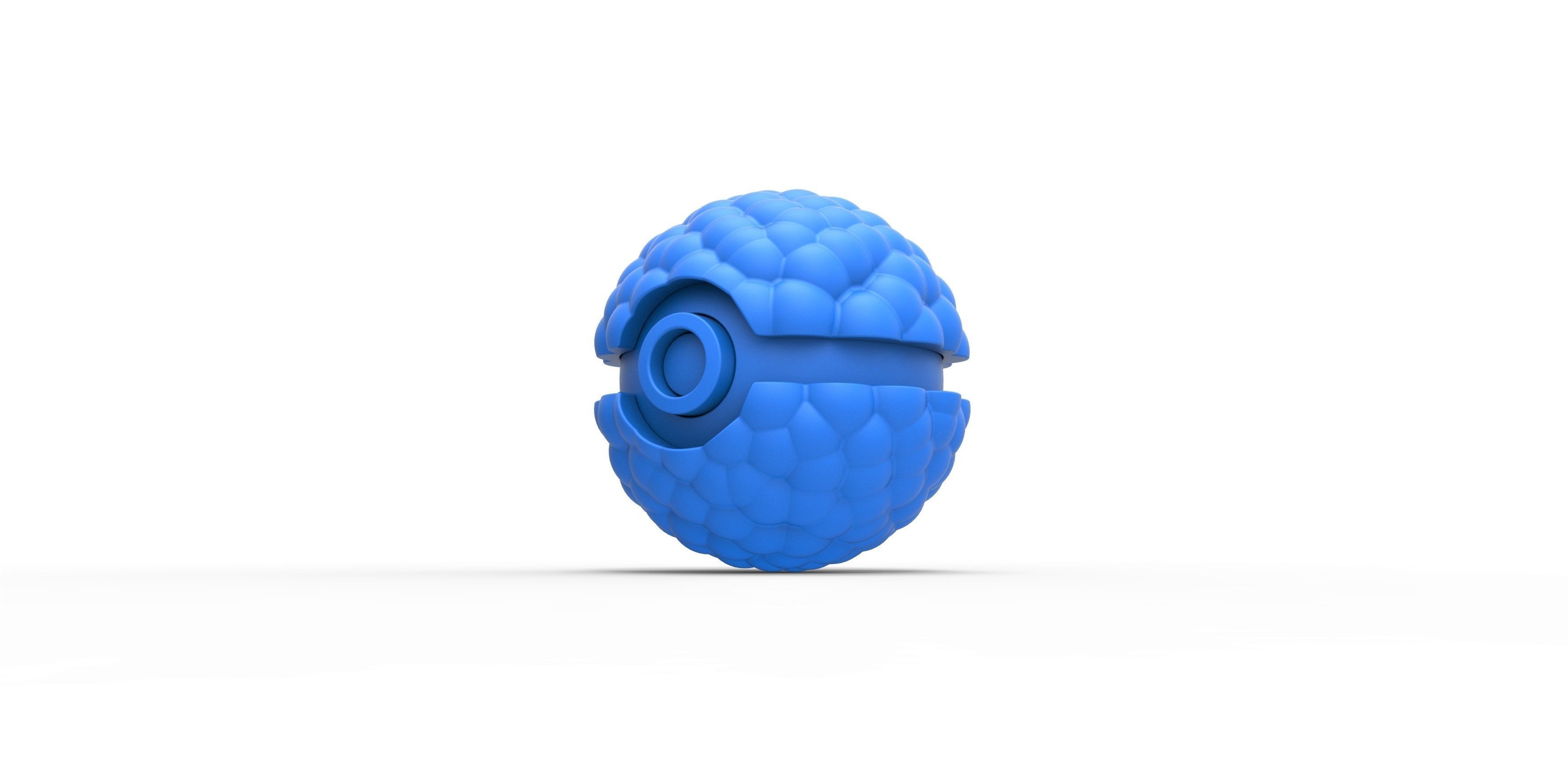 Bubbly chocolate orb 3D print model_9