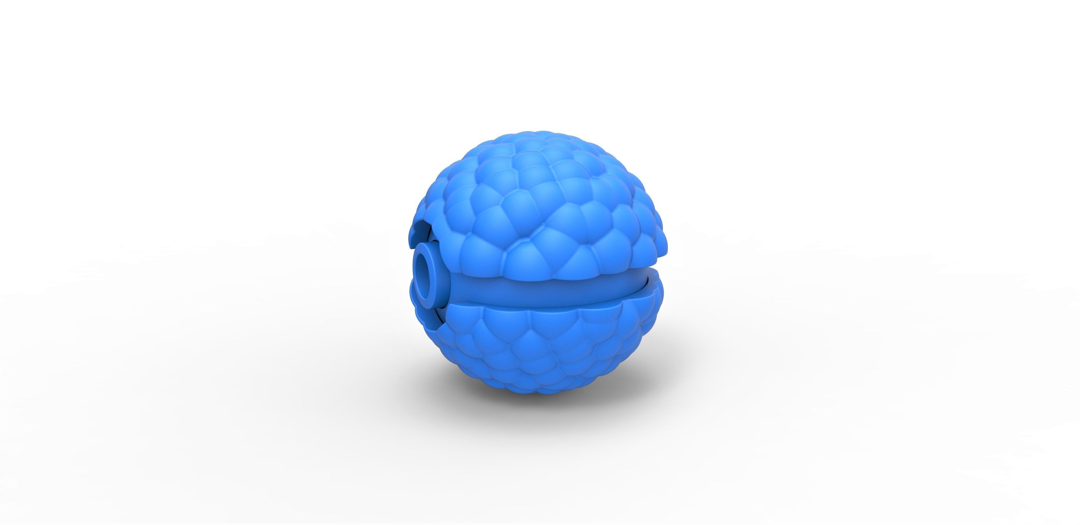 Bubbly chocolate orb 3D print model_13