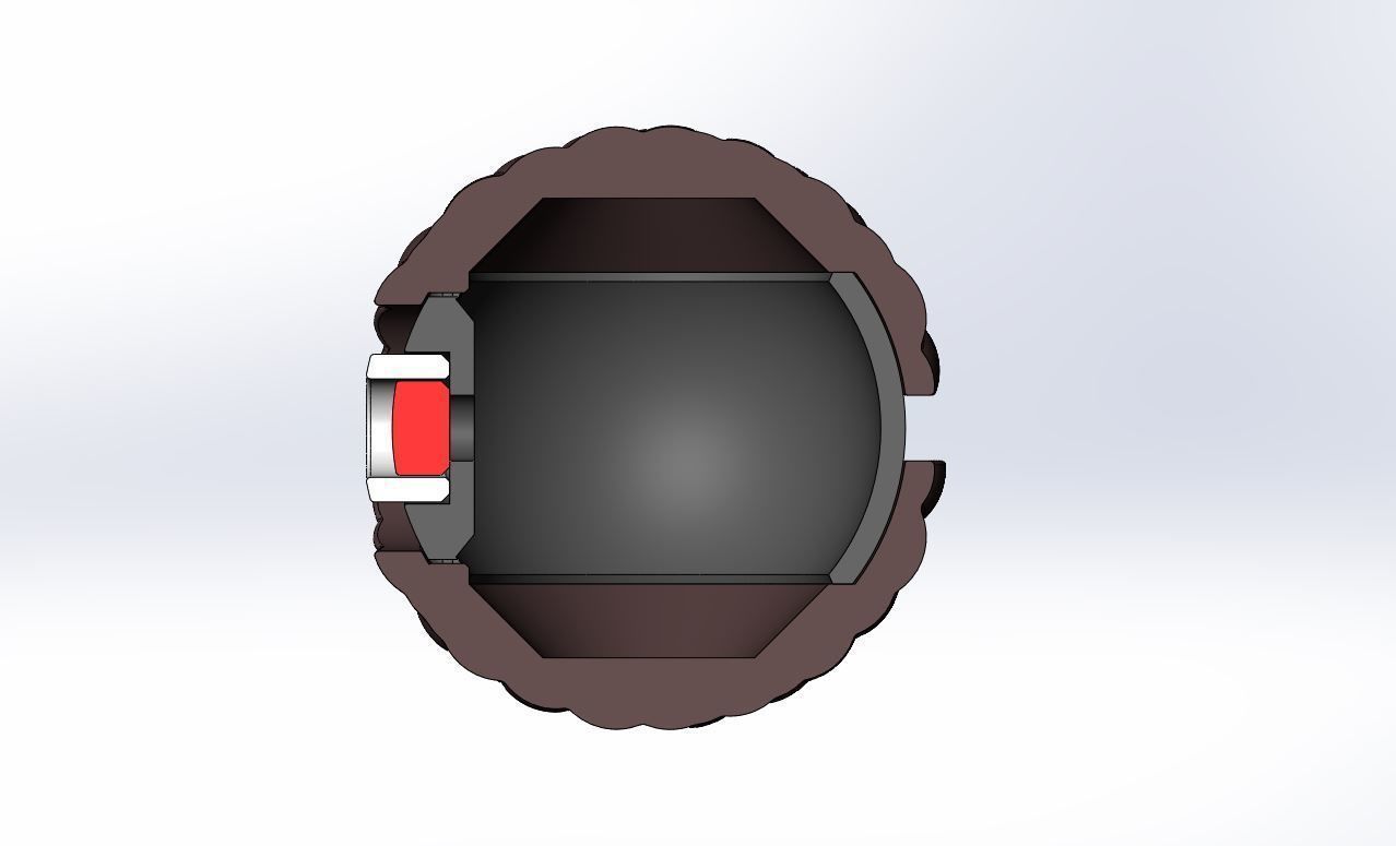 Bubbly chocolate orb 3D print model_21