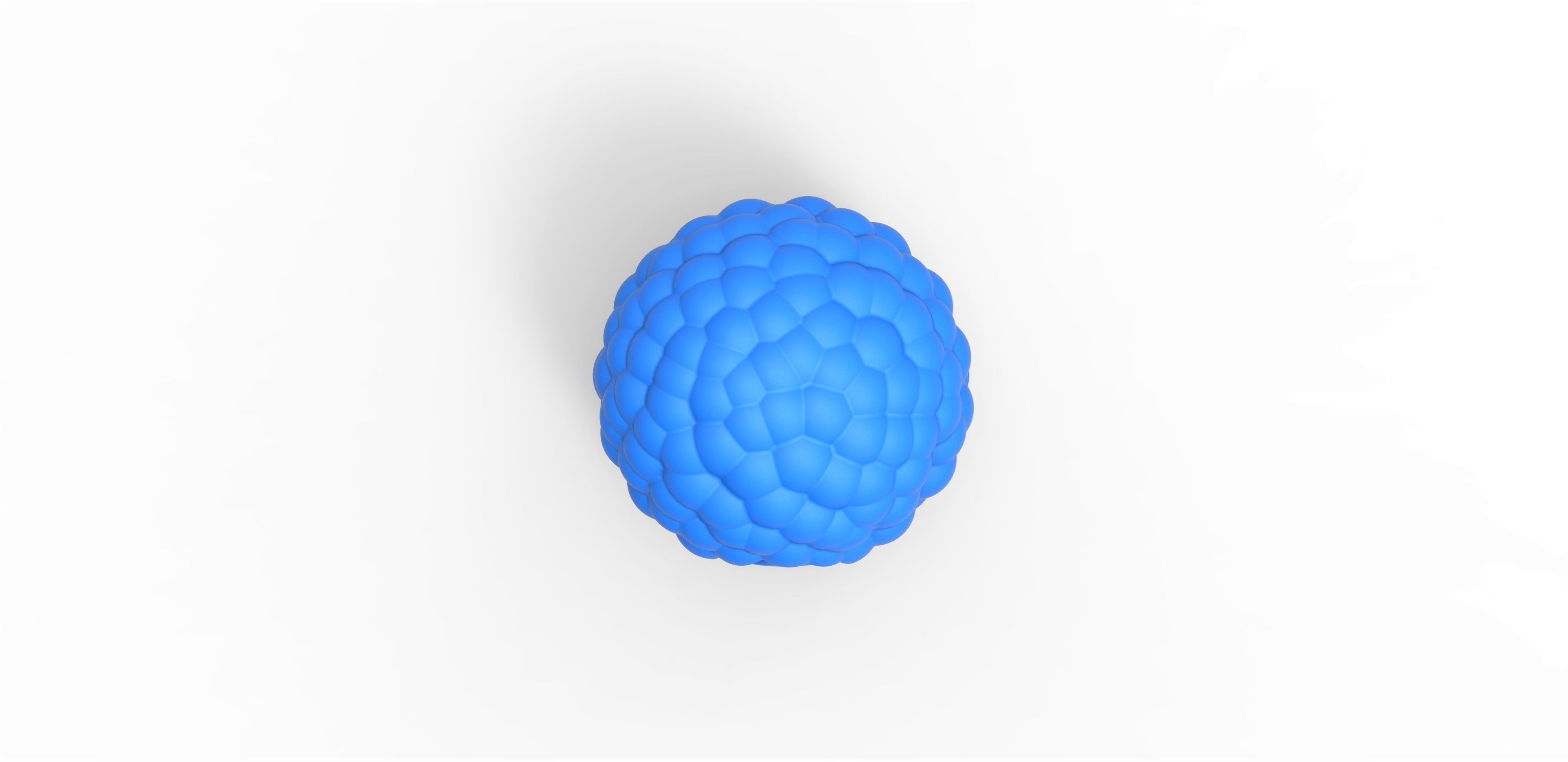 Bubbly chocolate orb 3D print model_12