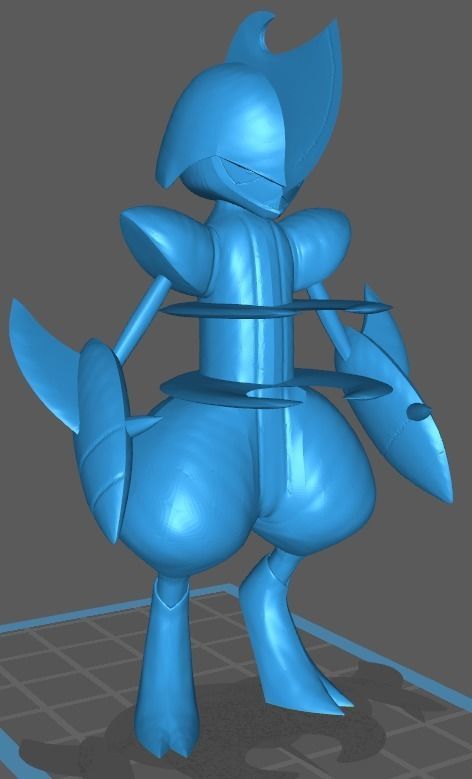 Bisharp figure 3D print model_1