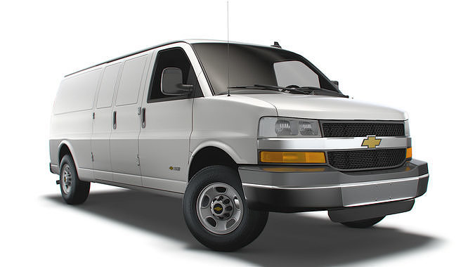 Chevrolet Express Cargo Extended WB 2022 3D model