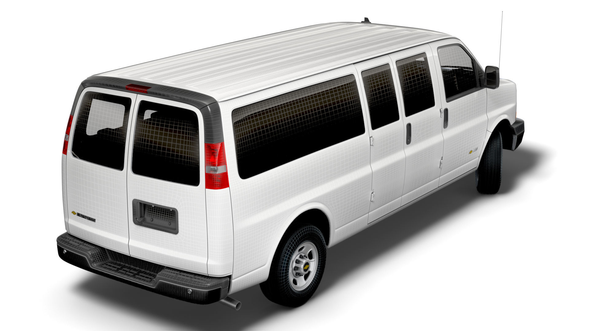 Chevrolet Express Extended WB 2022 3D model_14
