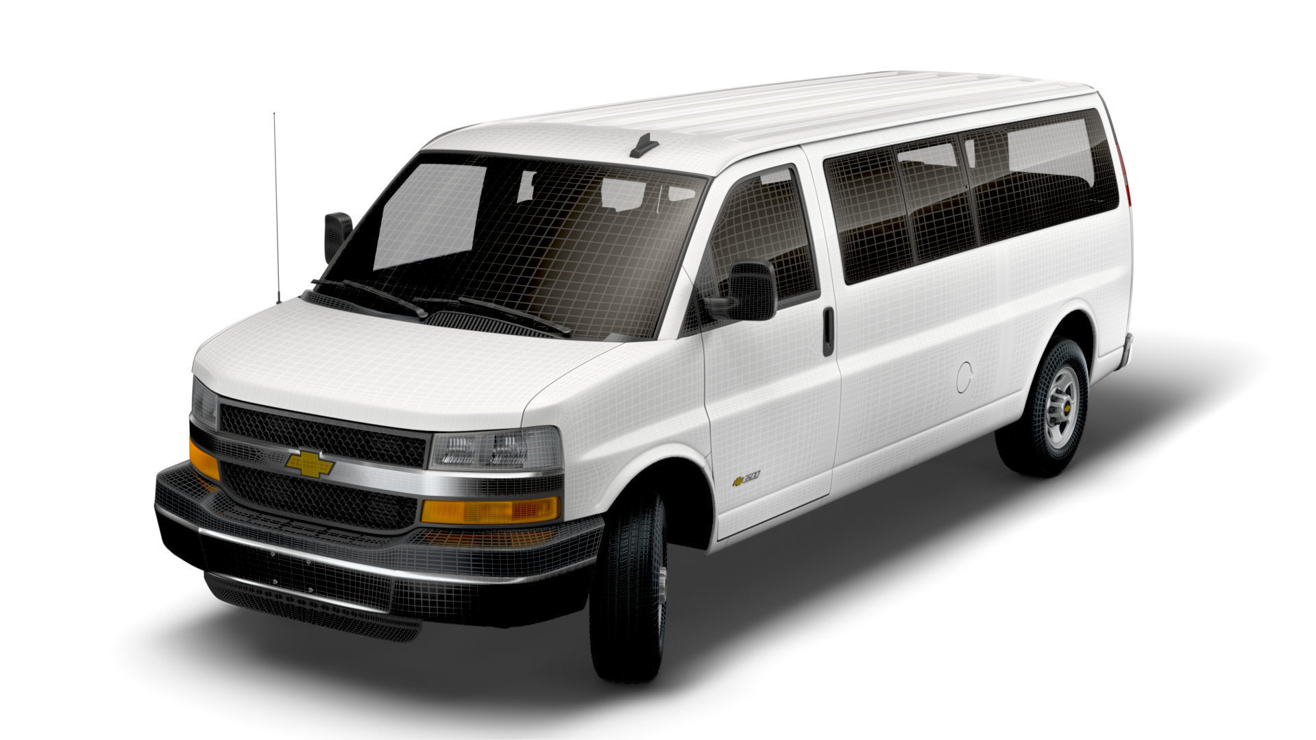 Chevrolet Express Extended WB 2022 3D model_20