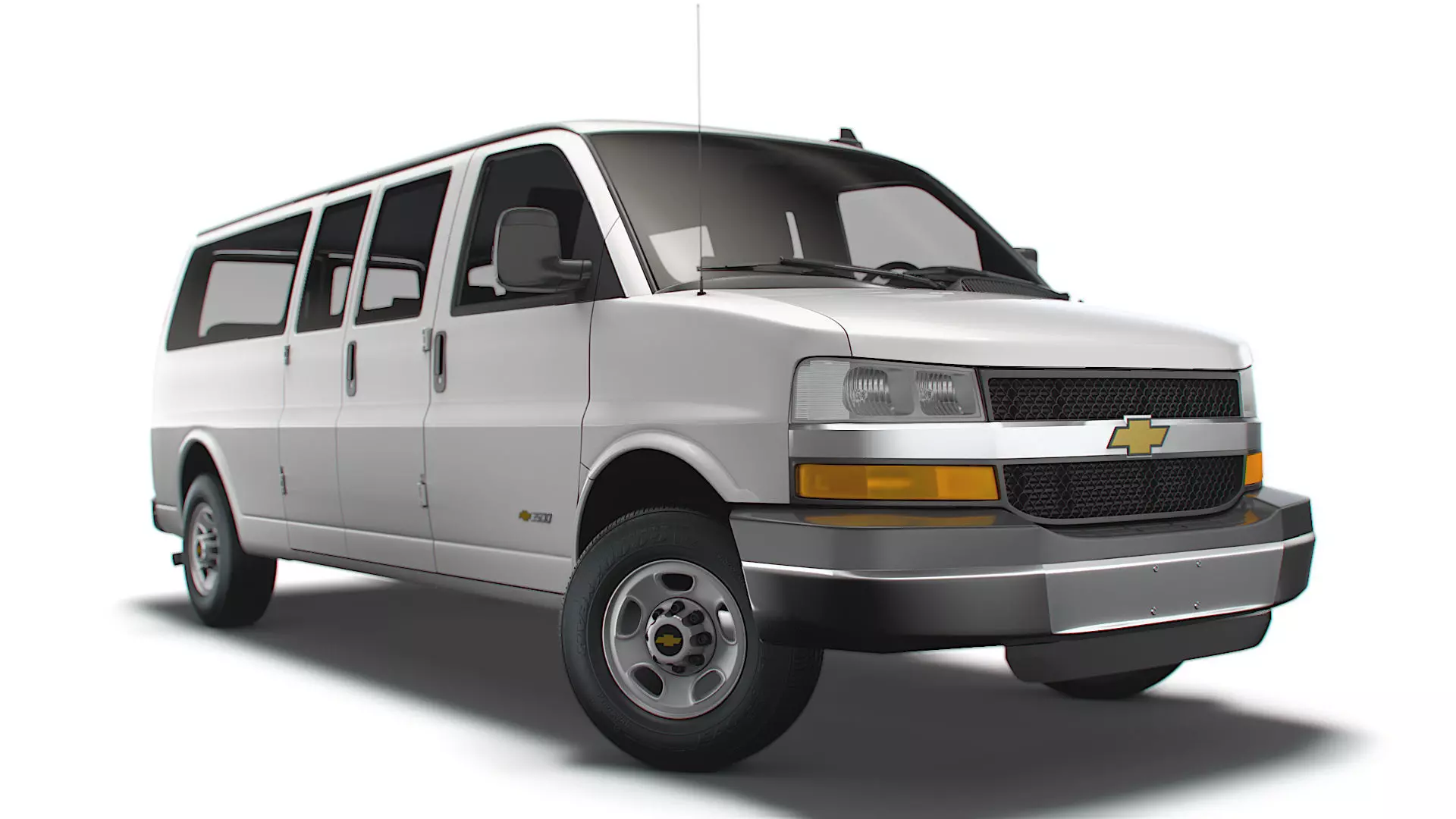 Chevrolet Express Extended WB 2022 3D model_0
