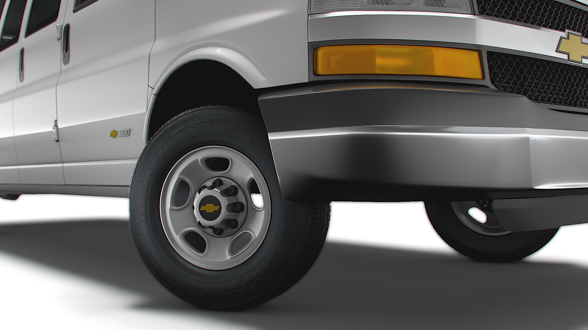 Chevrolet Express Extended WB 2022 3D model_5