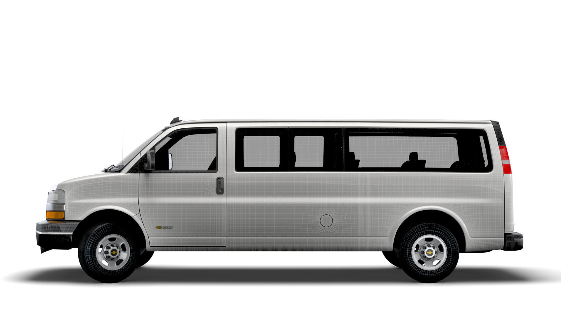Chevrolet Express Extended WB 2022 3D model_16